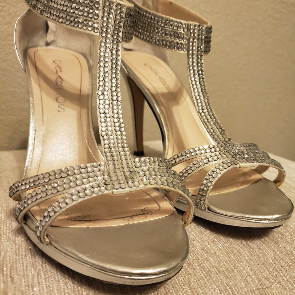 Caparros Rhinestone Heels - Picture 3 of 9